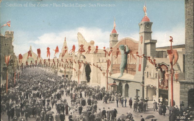 Section of the Zone - Pan-Pacific Int. Expo, San Francisco California