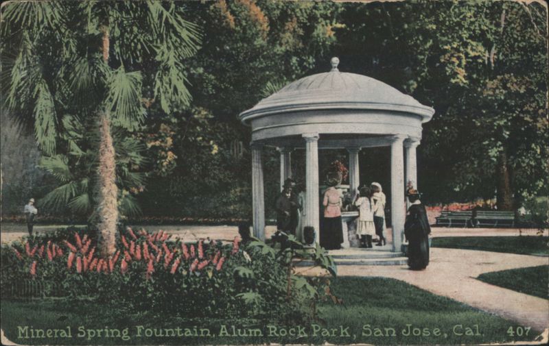 Mineral Spring Fountain, Alum Rock Park, San Jose California