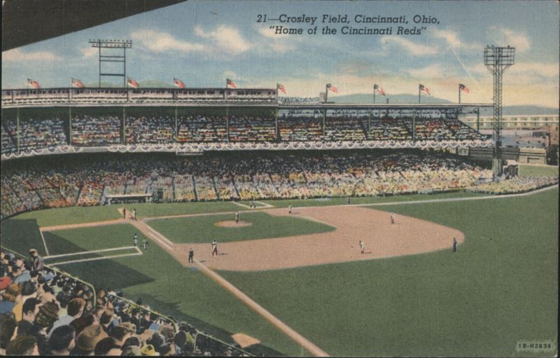 Crosley Field, Home of the Cincinnati Reds Ohio