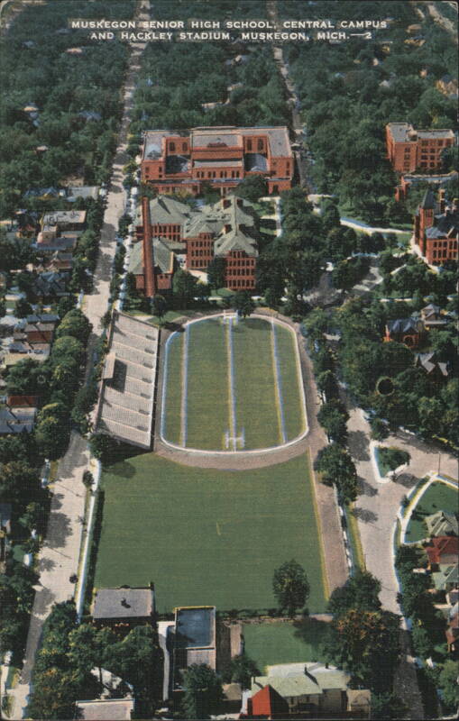 Muskegon Senior High School, Central Campus & Hackley Stadium Michigan