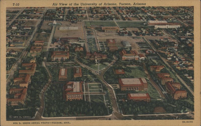 Air View of University of Arizona, Tucson Ben D. Gross