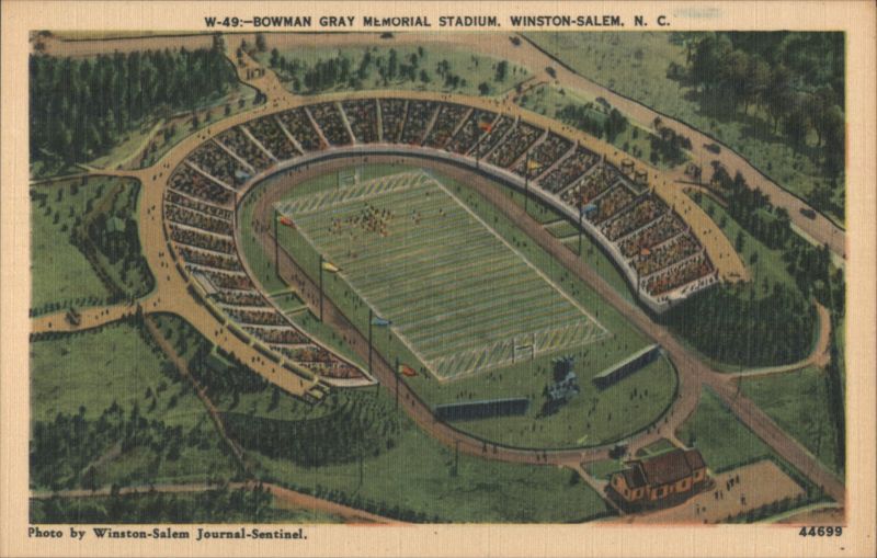 Bowman Gray Memorial Stadium, Winston-Salem, NC North Carolina