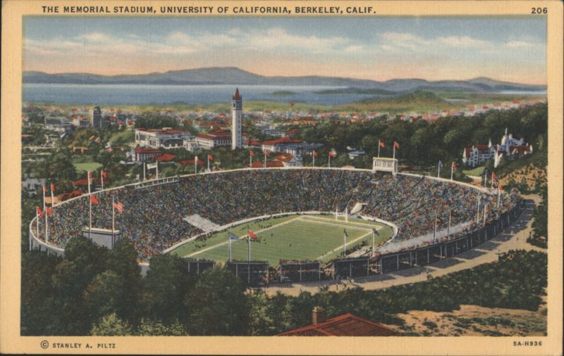 The Memorial Stadium, University of California, Berkeley