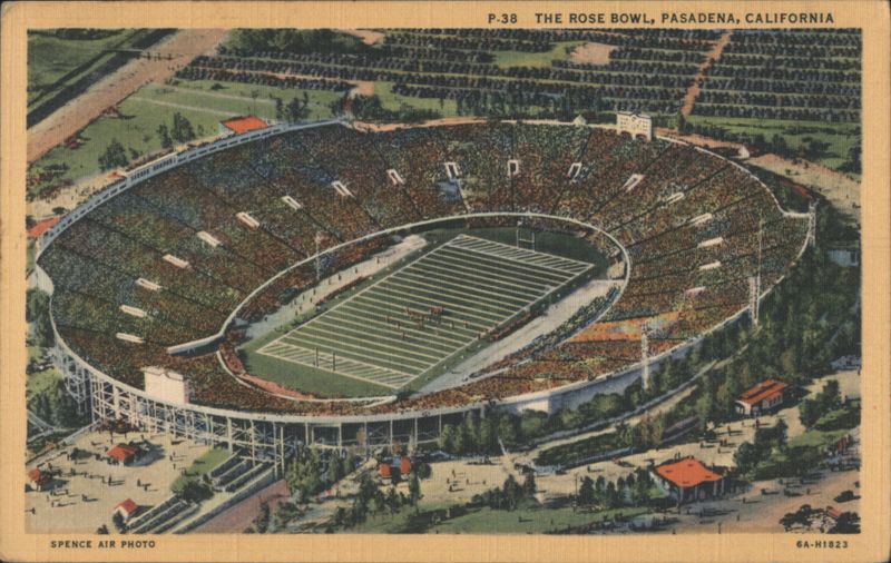 The Rose Bowl, Pasadena, California - Aerial View SPENCE AIR PHOTO