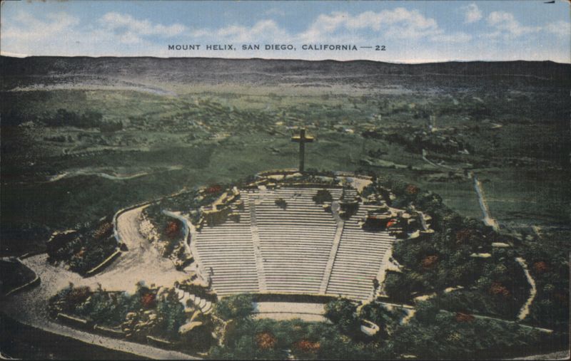 Mount Helix Amphitheater & Cross, San Diego, CA California