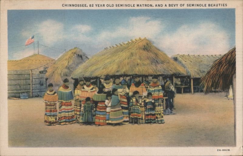 Chinnossee, 82 Year Old Seminole Matron, & Seminole Beauties