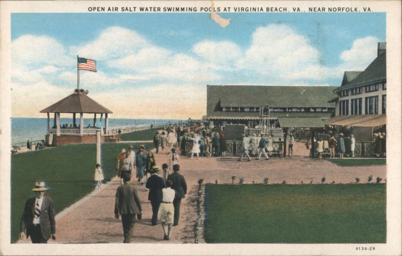 Open Air Salt Water Swimming Pools, Virginia Beach, VA