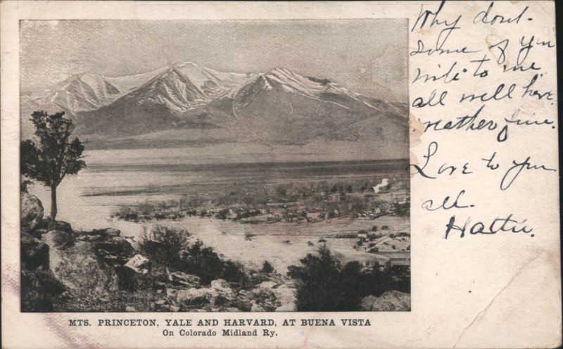 Mts. Princeton, Yale & Harvard, Buena Vista, CO Colorado