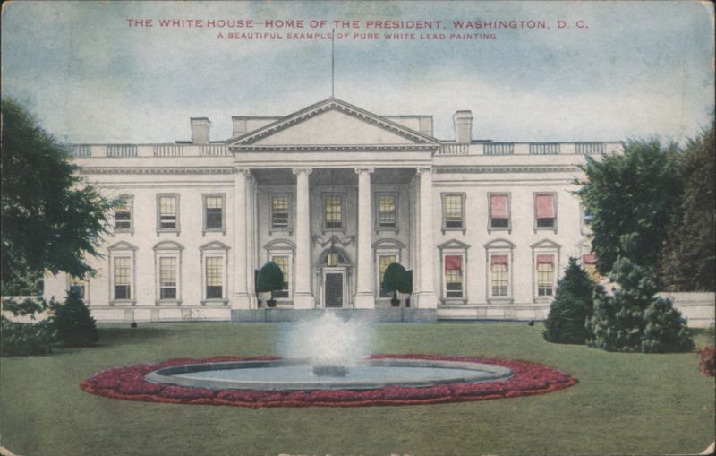 The White House, Washington D.C. - Carter Lead Paint Ad District of Columbia