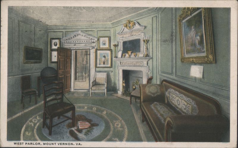 West Parlor, Mount Vernon, VA Virginia