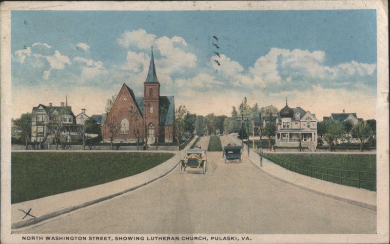 North Washington Street, Lutheran Church, Pulaski, VA Virginia