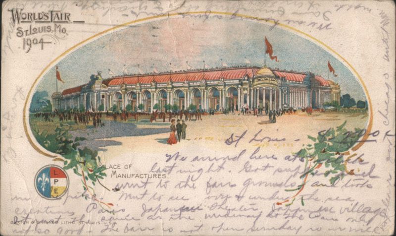 World's Fair St. Louis 1904 Palace of Manufactures Missouri