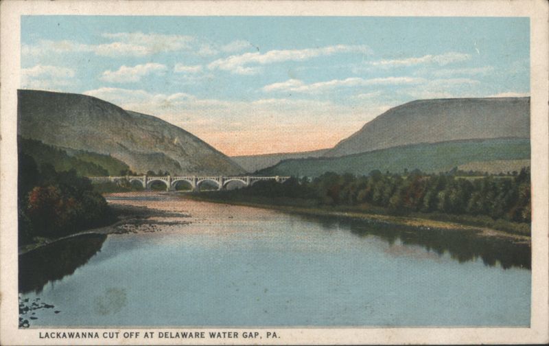 Lackawanna Cut Off at Delaware Water Gap, PA Pennsylvania