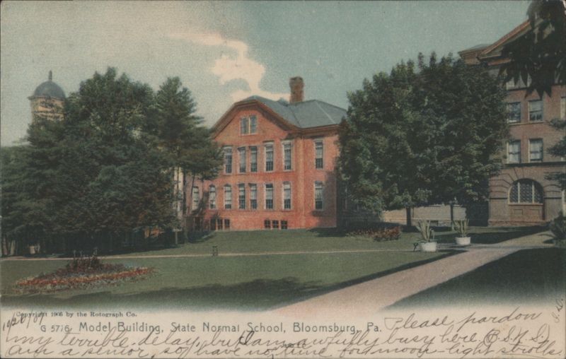 Model Building, State Normal School, Bloomsburg, PA Pennsylvania