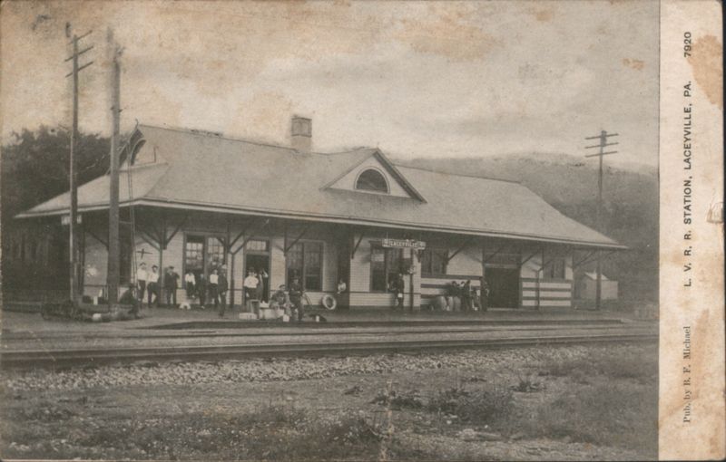 L.V.R.R. Station, Laceyville, PA Pennsylvania