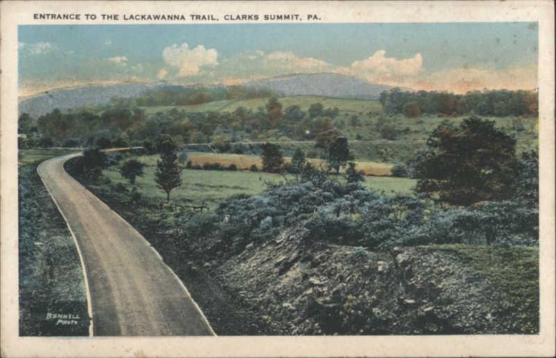 Entrance to the Lackawanna Trail, Clarks Summit, PA Pennsylvania