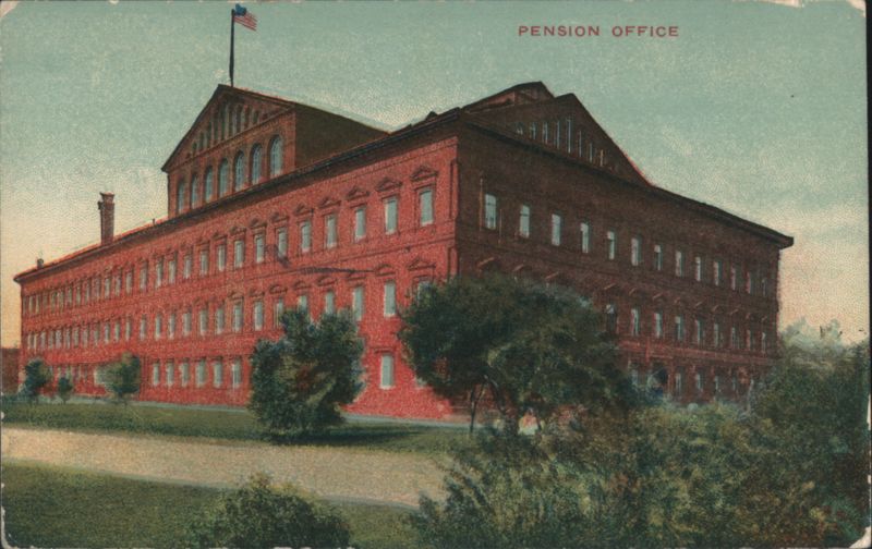 Pension Office Building, Largest Brick Building Washington District of Columbia