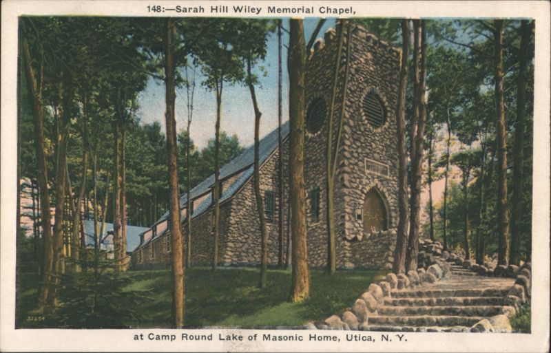 Sarah Hill Wiley Memorial Chapel, Camp Round Lake Utica New York