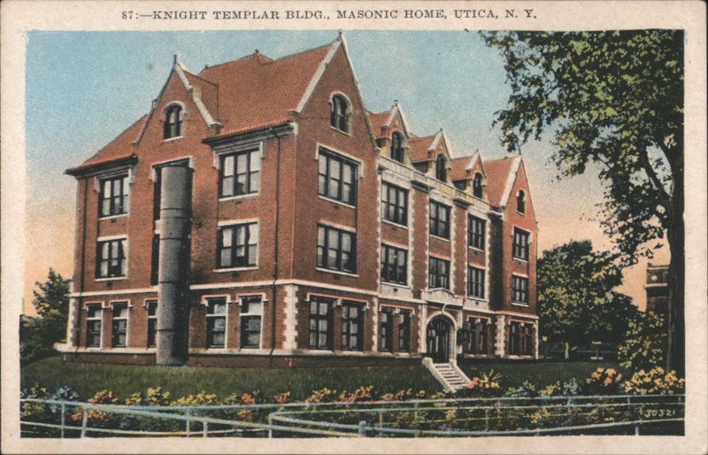 Knight Templar Bldg., Masonic Home Utica New York