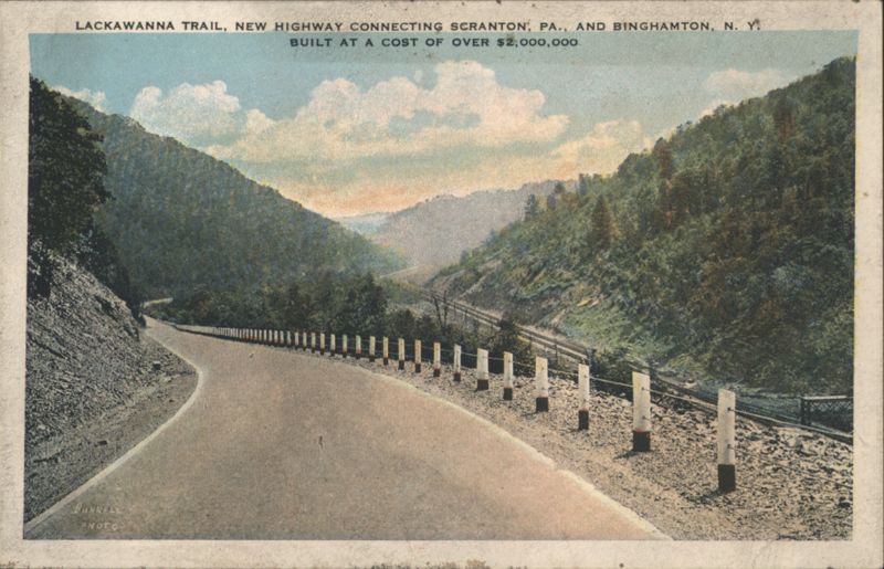 Lackawanna Trail Highway, Scranton, PA & Binghamton, NY Pennsylvania