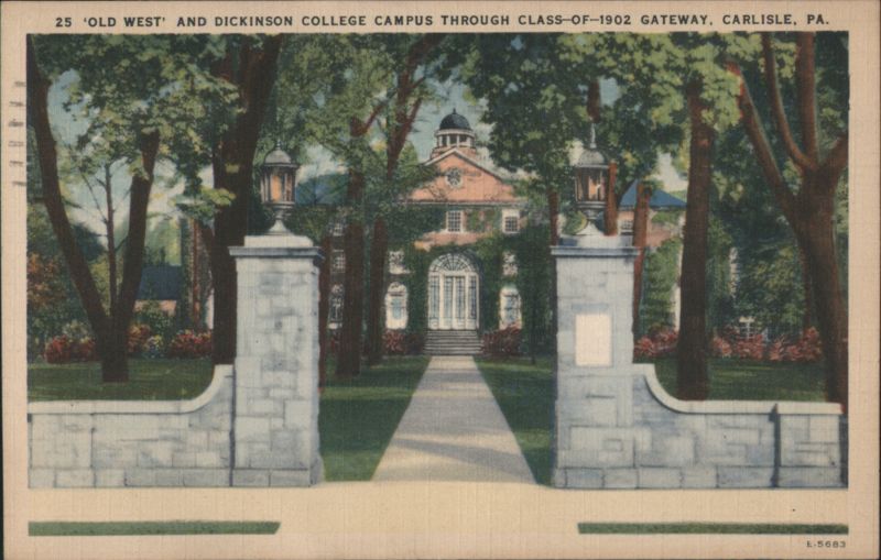 Dickinson College Campus, Old West, Class-of-1902 Gateway Carlisle Pennsylvania