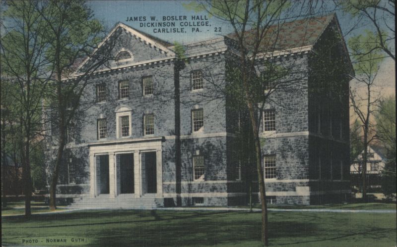 James W. Bosler Hall, Dickinson College Carlisle Pennsylvania