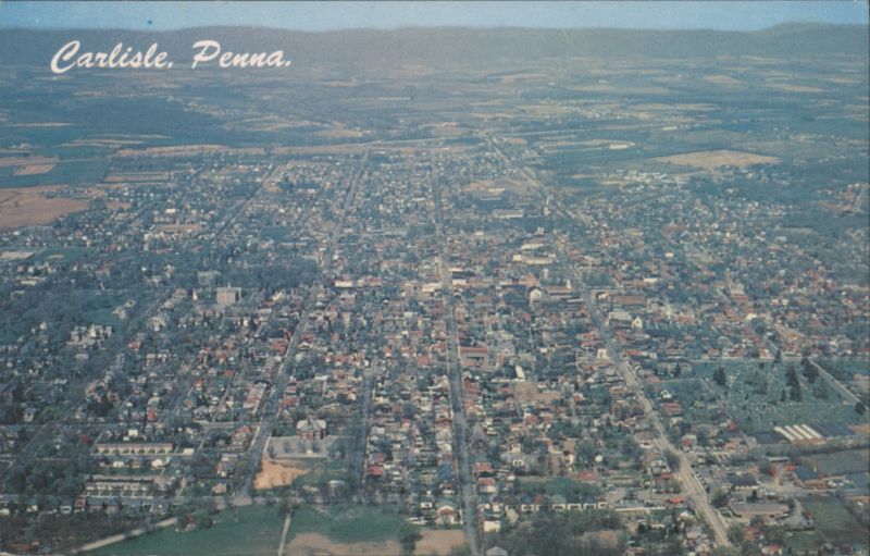 Carlisle, Penna. Aerial View Pennsylvania Herb Lanks