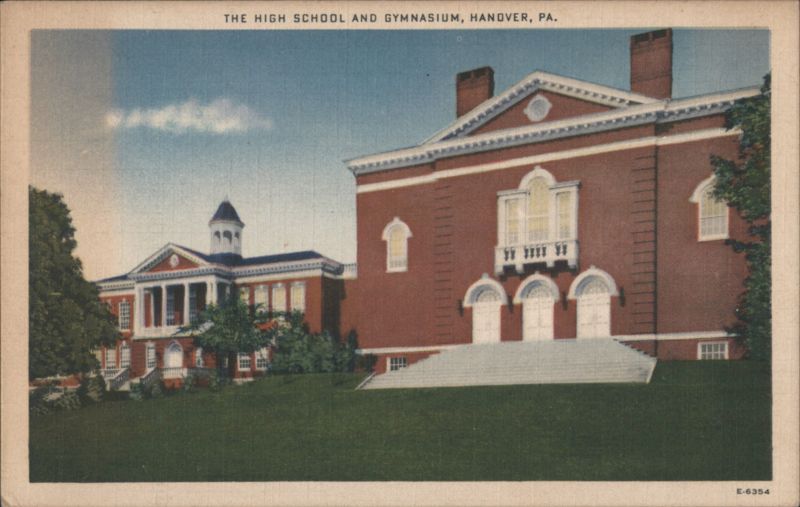 The High School and Gymnasium, Hanover, PA Pennsylvania