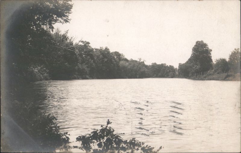 Waterway Lined with Trees Hanover Pennsylvania