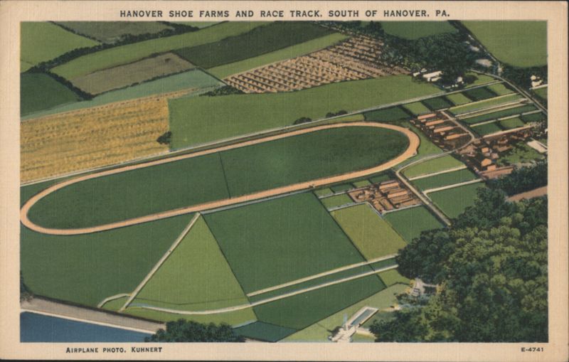 Hanover Shoe Farms and Race Track Aerial View Pennsylvania