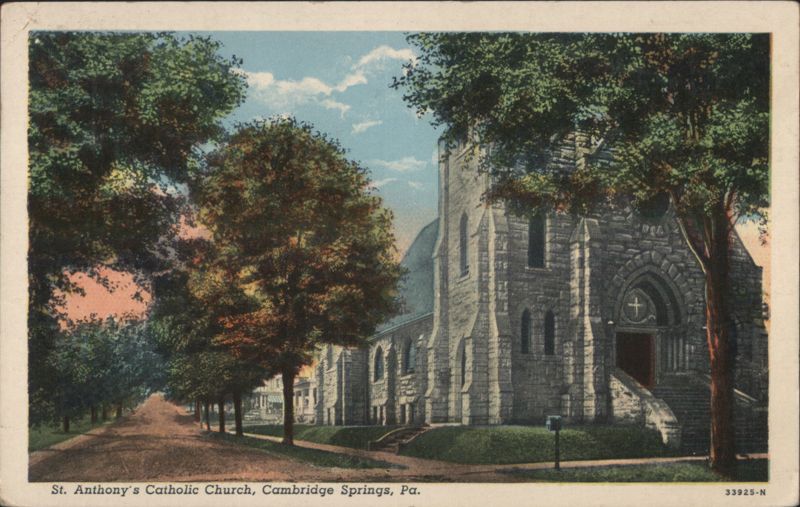St. Anthony's Catholic Church, Cambridge Springs Pennsylvania
