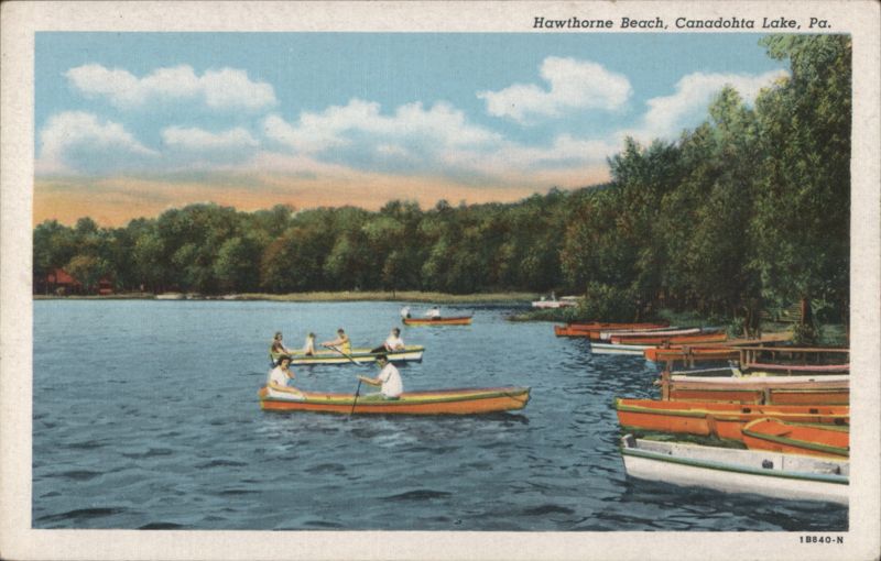 Hawthorne Beach, Canadohta Lake Pennsylvania
