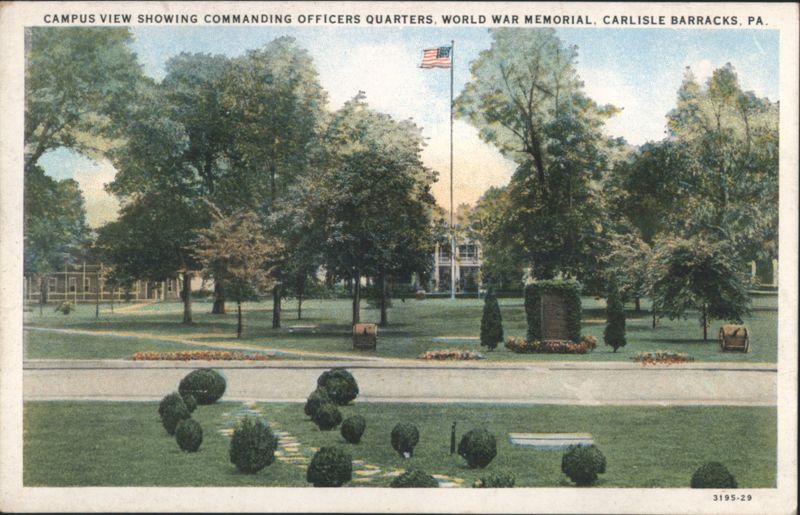 Campus View, Commanding Officers Quarters, World War Memorial Carlisle Pennsylvania