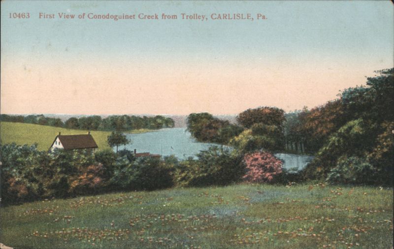 First View of Conodoguinet Creek from Trolley Carlisle Pennsylvania