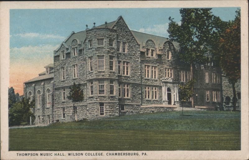 Thompson Music Hall, Wilson College, Chambersburg Pennsylvania