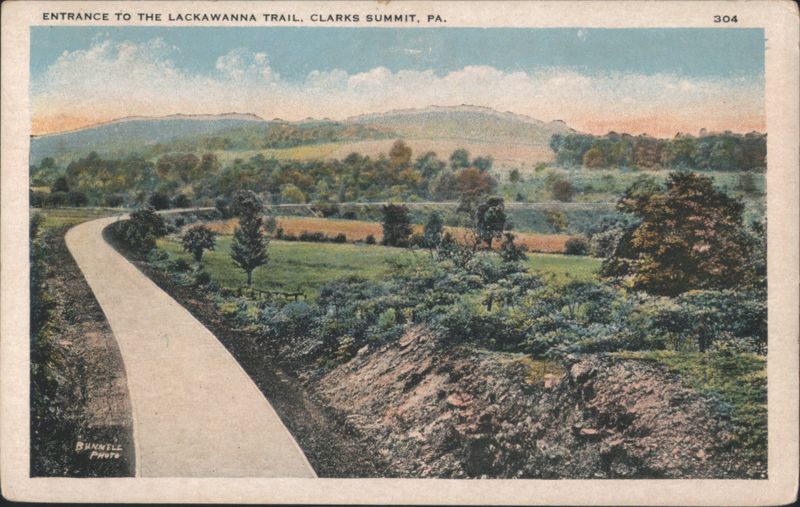 Entrance to the Lackawanna Trail, Clarks Summit Pennsylvania