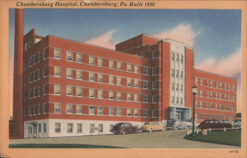 Chambersburg Hospital, PA, Built 1950 Pennsylvania