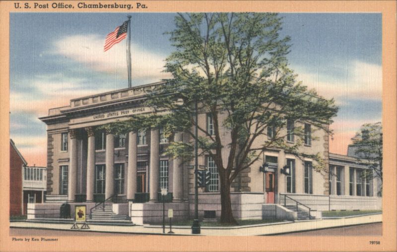 U. S. Post Office, Chambersburg, PA Pennsylvania Ken Plummer