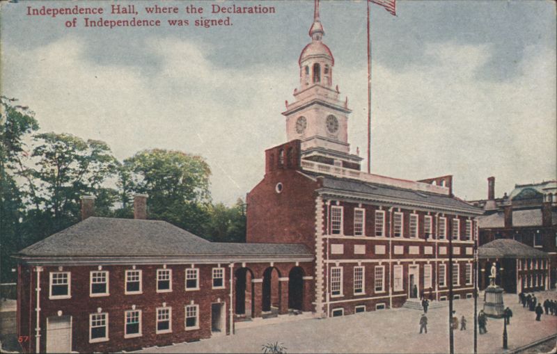 Independence Hall, Declaration of Independence signed Philadelphia Pennsylvania