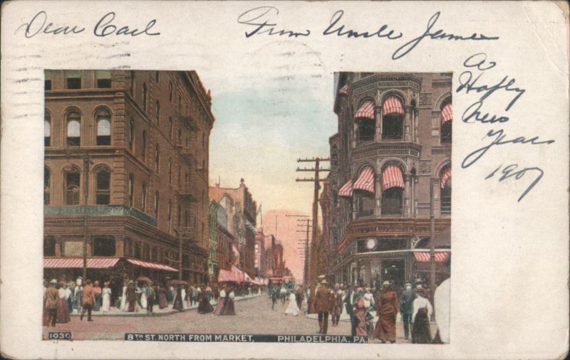 8th St North from Market, Philadelphia Pennsylvania