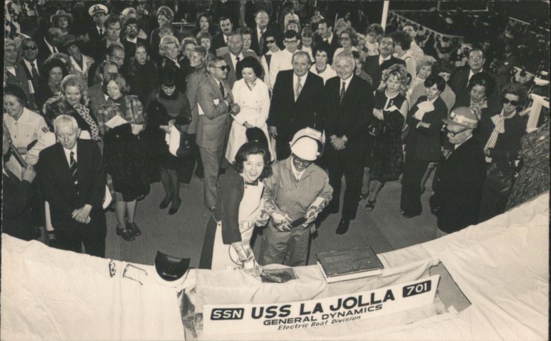 USS LA JOLLA SSN 701 Christening Ceremony General Dynamics