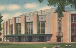 Entrance to Victory Field, Indianapolis Postcard