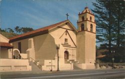 Mission San Buenaventura, Ventura, CA Postcard