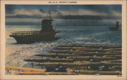 U. S. Aircraft Carriers Postcard