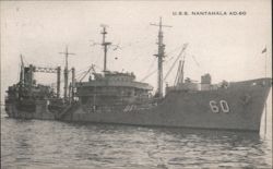 U.S.S. NANTAHALA AO-60 Navy Ship Postcard