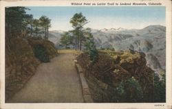 Wildcat Point on Lariat Trail to Lookout Mountain Postcard
