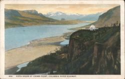 VISTA HOUSE AT CROWN POINT, COLUMBIA RIVER HIGHWAY Postcard
