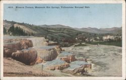 Minerva Terrace, Mammoth Hot Springs, Yellowstone National Park Postcard