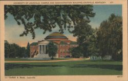University of Louisville, Campus & Admin Building Postcard