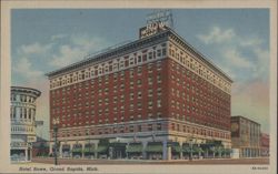 Hotel Rowe, Grand Rapids, Mich. Postcard